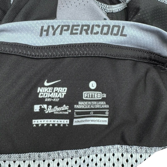 NIKE MIAMI MARLINS PRO COMBAT DRI-FIT AUTHENTIC COLLECTION FITTED SHORT SLEEVE T - Picture 7 of 10